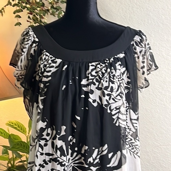 JONATHAN MARTIN | Flowy Print Dress | Size 14 - Picture 3 of 8